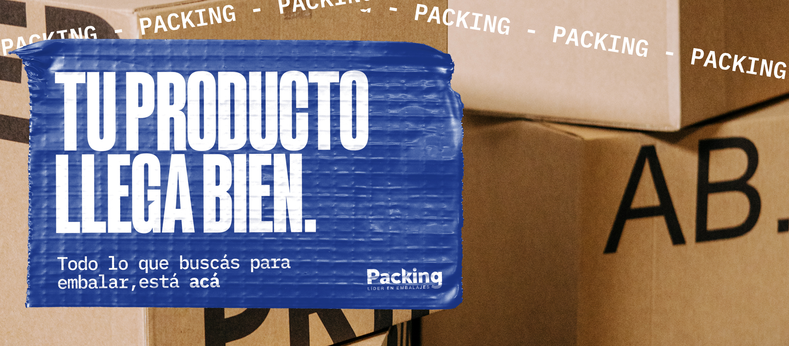 Packing banner campaña